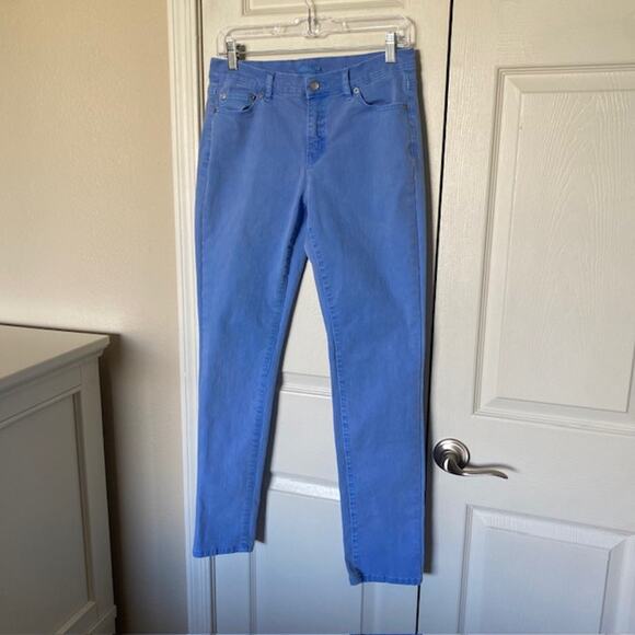 J. McLaughlin Lexi Jeans 5-Pocket Classic Blue Straight Leg Stretch Women's 6 - Picture 8 of 8